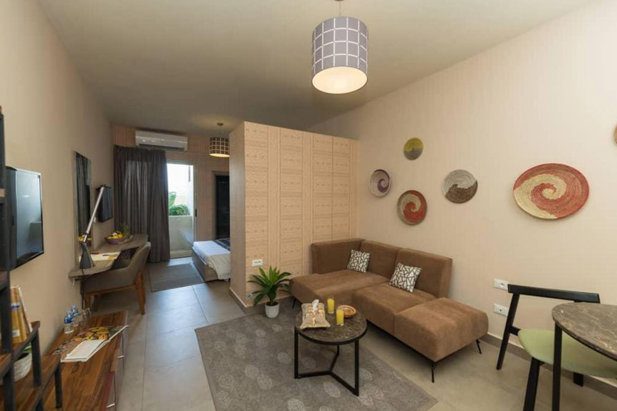 Studio hôtelier avec coin séjour à Abidjan